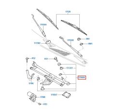 Ford Transit V-347 Ön Cam Silecek Mekanizma İç Kolu Tertibatı