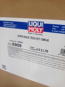 Liqui Moly 10W60 Motor Yağı Synthoil Race Tech GT1 5 Litre (8909)