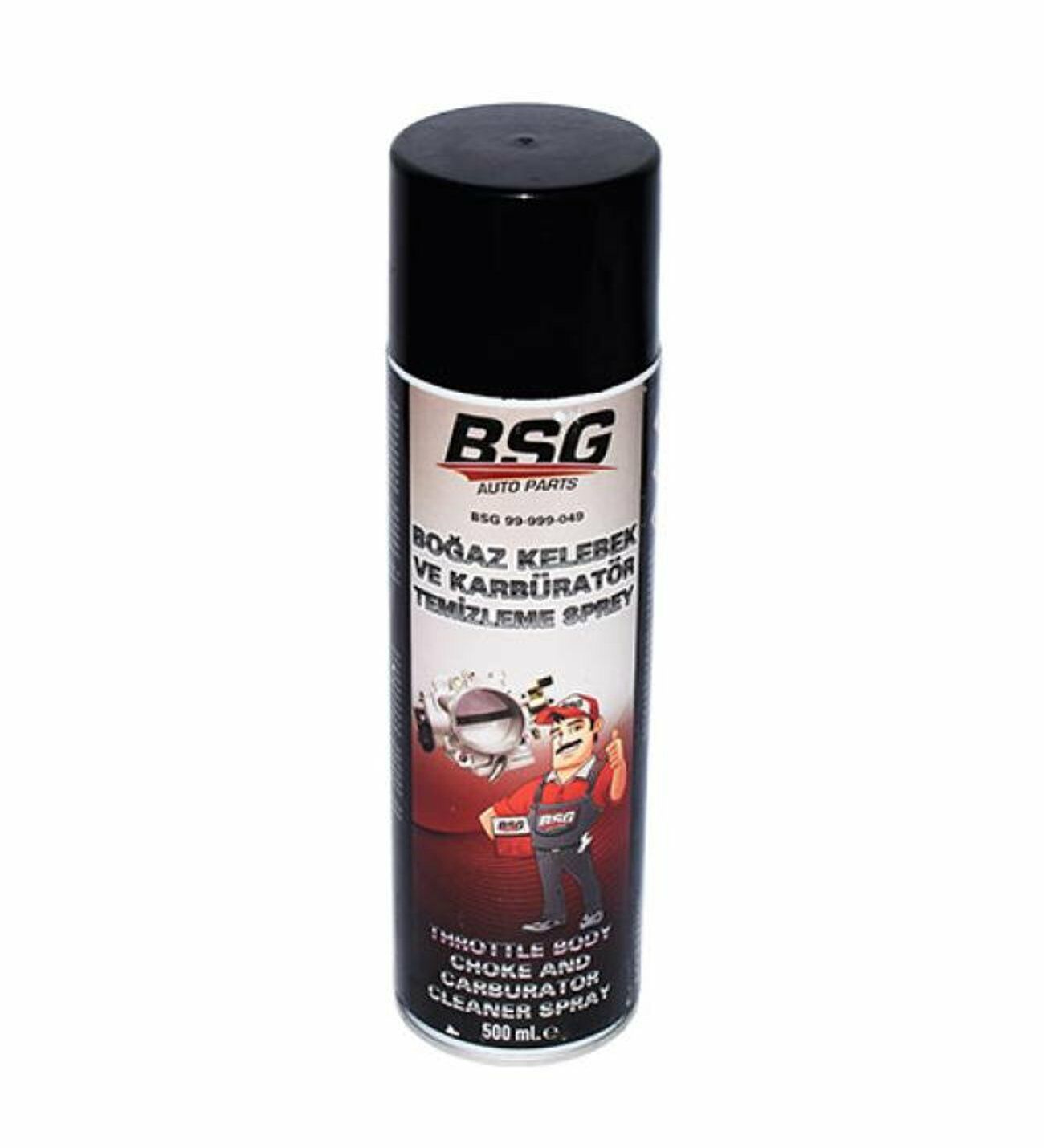 Bsg Gaz Kelebeği ve Karbüratör Temizleme Spreyi 500 ML
