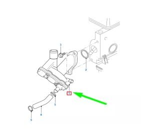 Ford Connect Vakum Pompası Orjinal - Fomoco 1.8 Dizel 93BB2A451AD - 1882889