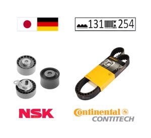 Ford Escort Triger Seti - Eksantrik Gergi Kiti Clx Zetec 3 Rulmanlı Continental