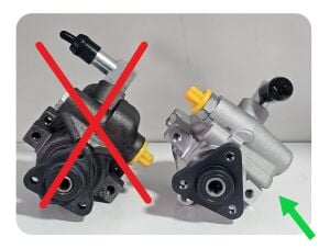 Ford Escort Direksiyon Pompası Gri Aleminyum Tip 95AB3A674AB