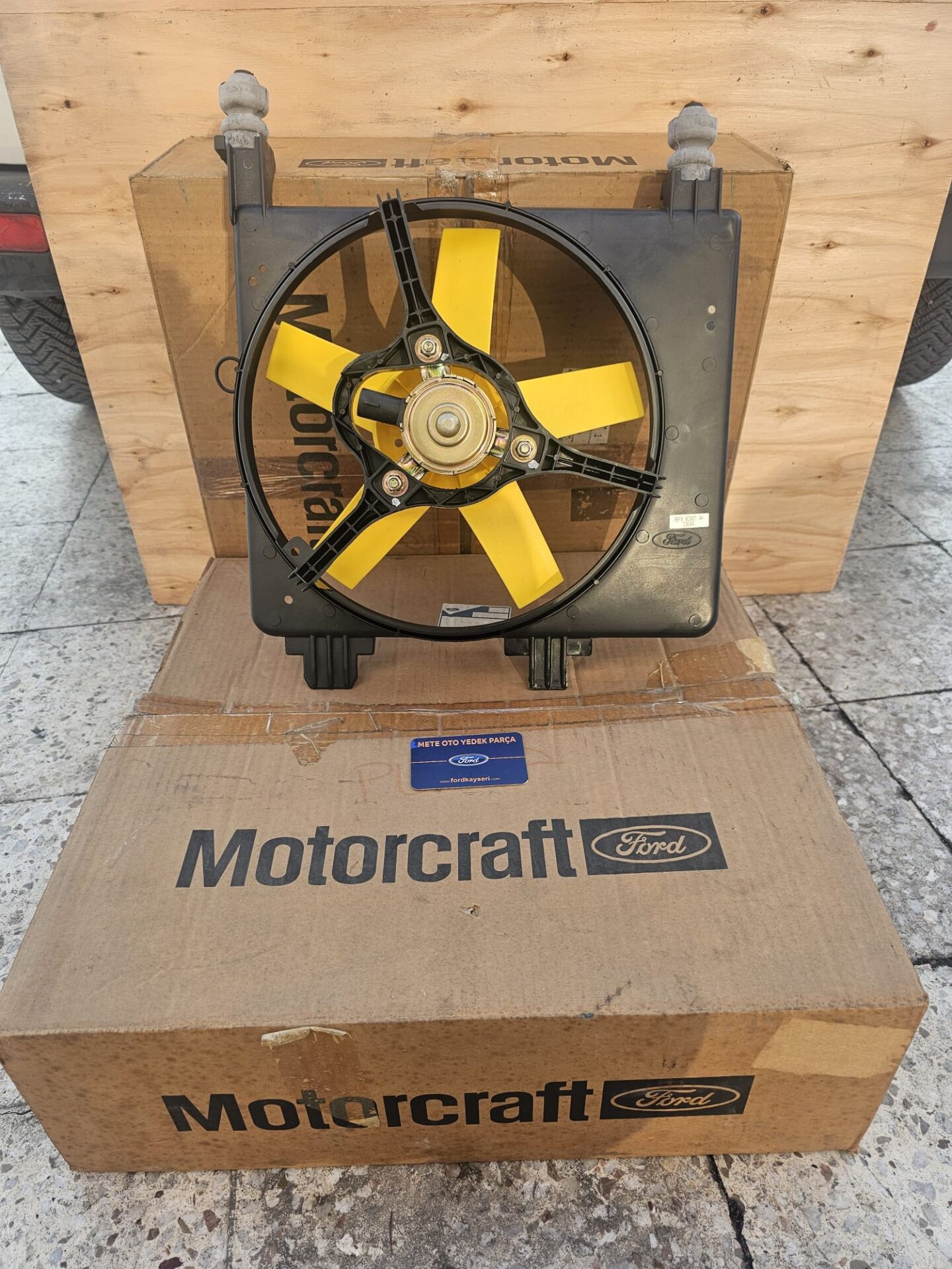 Ford Fiesta Fan Motoru Motorcraft Sarı 96FB8C607AH / 96FB8K620DA / 96FB8146AF