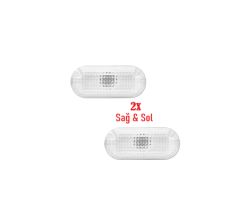 Fiesta Çamurluk Sinyali Beyaz Sağ-Sol Takım 2 Adet