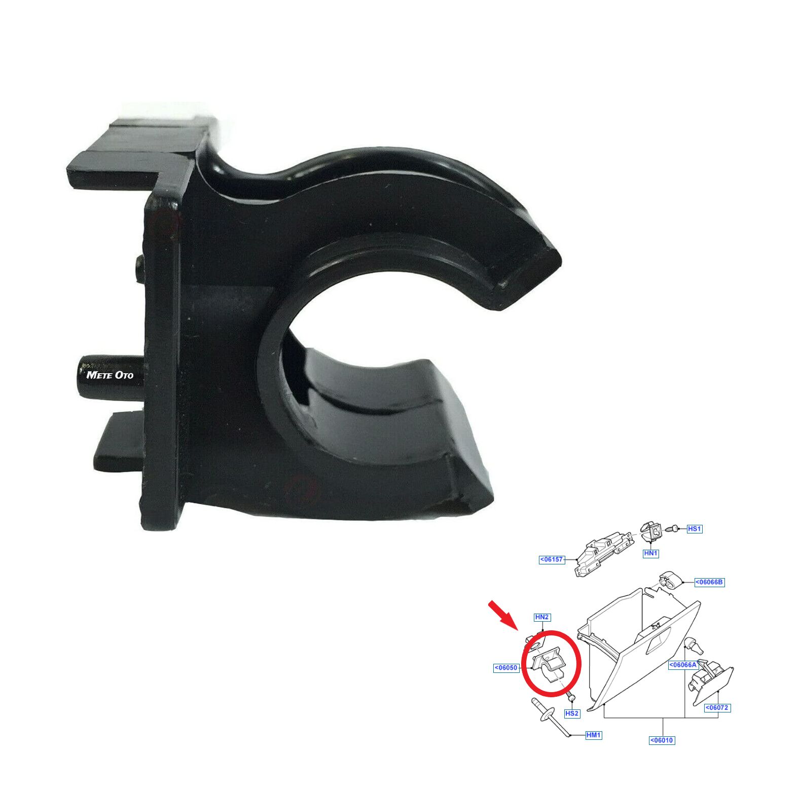 Ford Transit V-347 Torpido Kapağı Menteşesi 2006-2013 [6C11-A2140-AC]