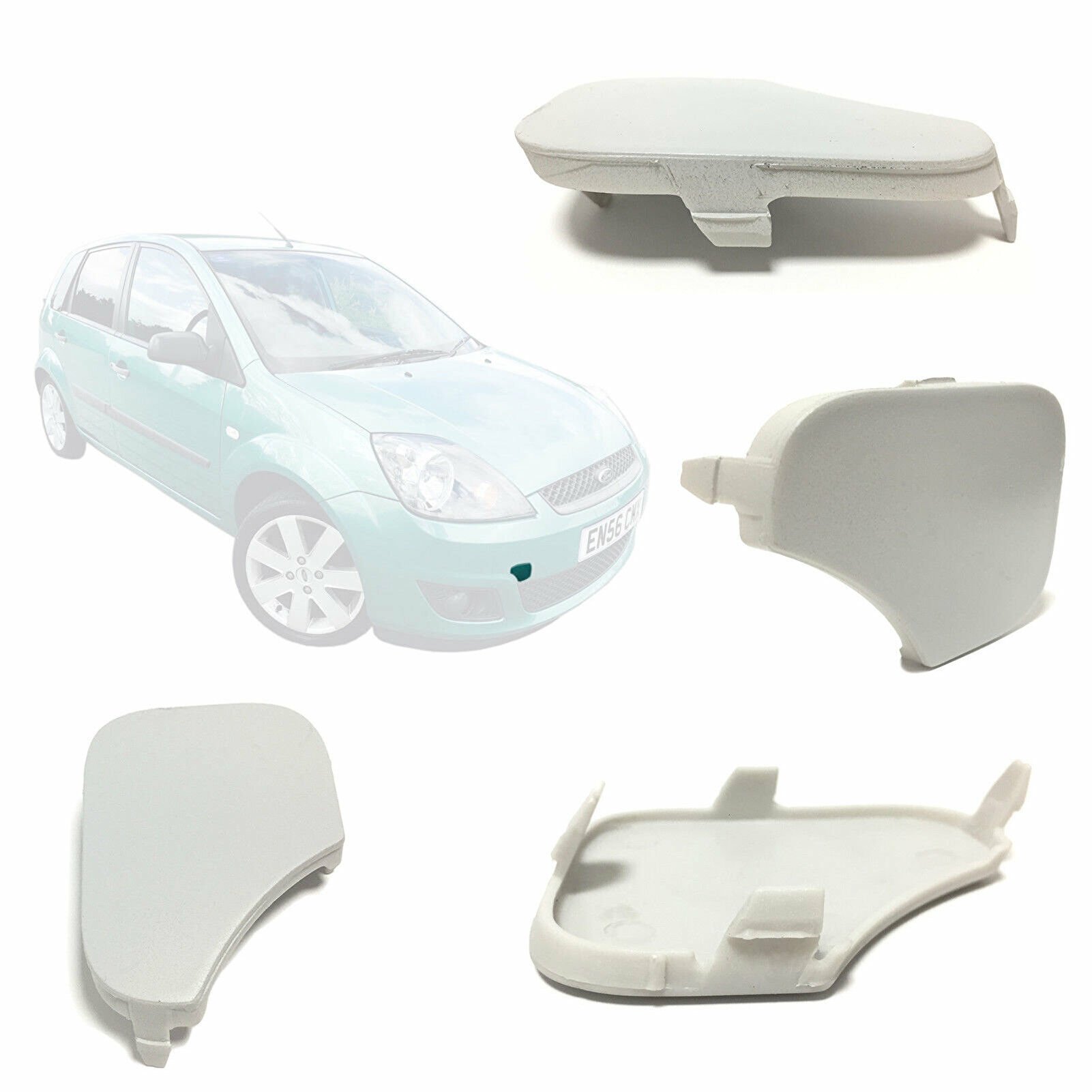 Ford Fiesta Ön Tampon Çeki Demir Kapağı 2005-2008 Astarlı