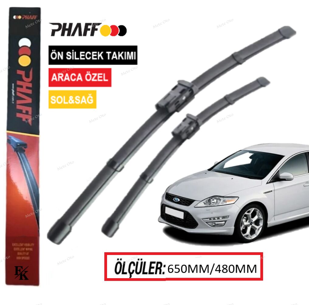 Ford Mondeo Muz Silecek Süpürge Takımı 2 Adet (2007-2013) Phaff