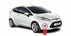 Fiesta Sis Far Çerçevesi Nikelajı Sağ -R- 2009-2013