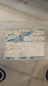 Ford Escort Panel Üst Plastiği - Hava Deflektörü Yeni Tip 1995-2001