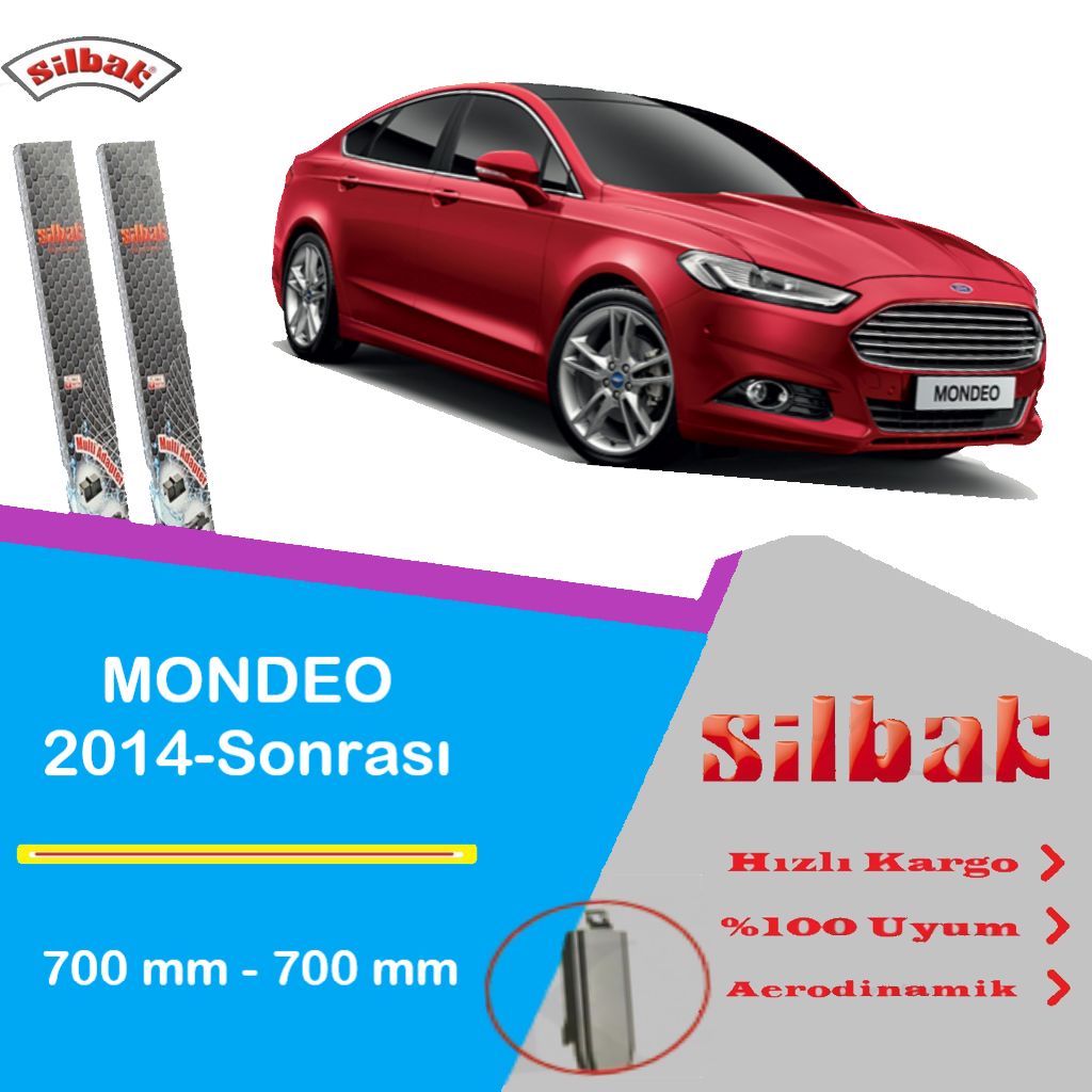Mondeo Silecek Süpürge Takımı Silbak 2014-2021 70cm-70cm