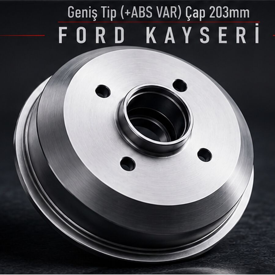 Ford Escort Arka Kampana Geniş Tip (+ABS VAR) Çap 203Mm A+++ Kalite Türk Menşei APL3011