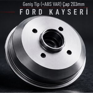Ford Escort Arka Kampana Geniş Tip (+ABS VAR) Çap 203Mm A+++ Kalite Türk Menşei APL3011