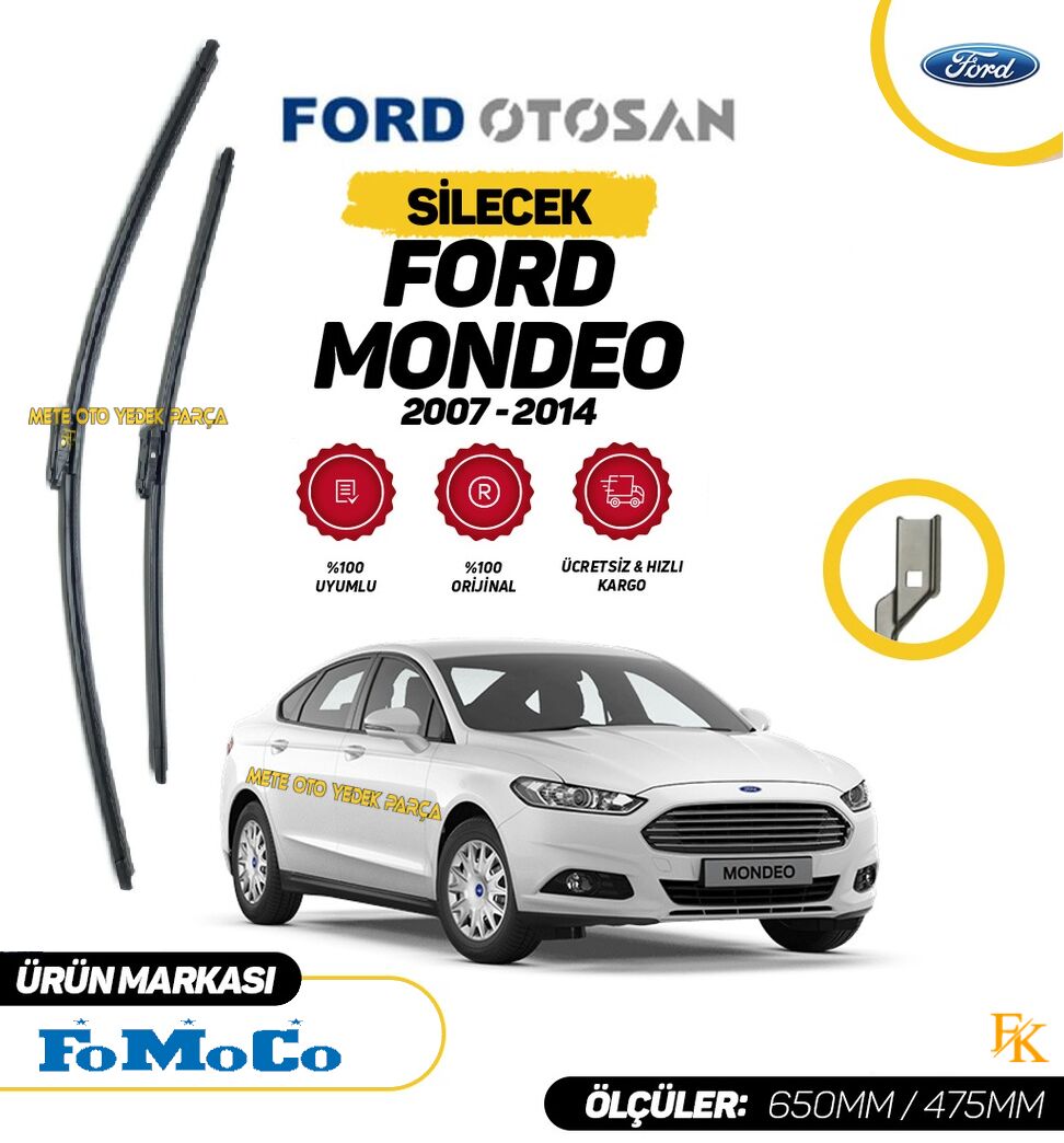 Mondeo Silecek Süpürgesi Orijinal Fomoco 2007-2013 650mm-475mm