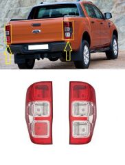 Ford Ranger Arka Stop Lambası Sağ-Sol Takım Sisli 2012- Beyaz Zemin
