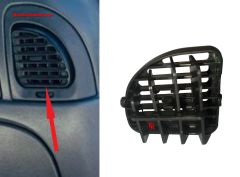 Ford Transit Kalorifer Hava Üfleyici Izgarası Tek Yan Sağ 2001-2006