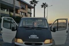 Ford Transit Kaput Taş Koruma Bez Branda Maskesi Reklamsız 1993-2001