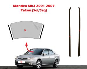 Ford Mondeo Mk3 Ön Cam Dış Direk Çıtası Sağ Sol Takım 2001-2007