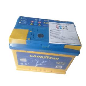 Goodyear Akü 60 Amper 12V Düz L2T Sulu (540CCA) Soğuk Marş 17X24X19
