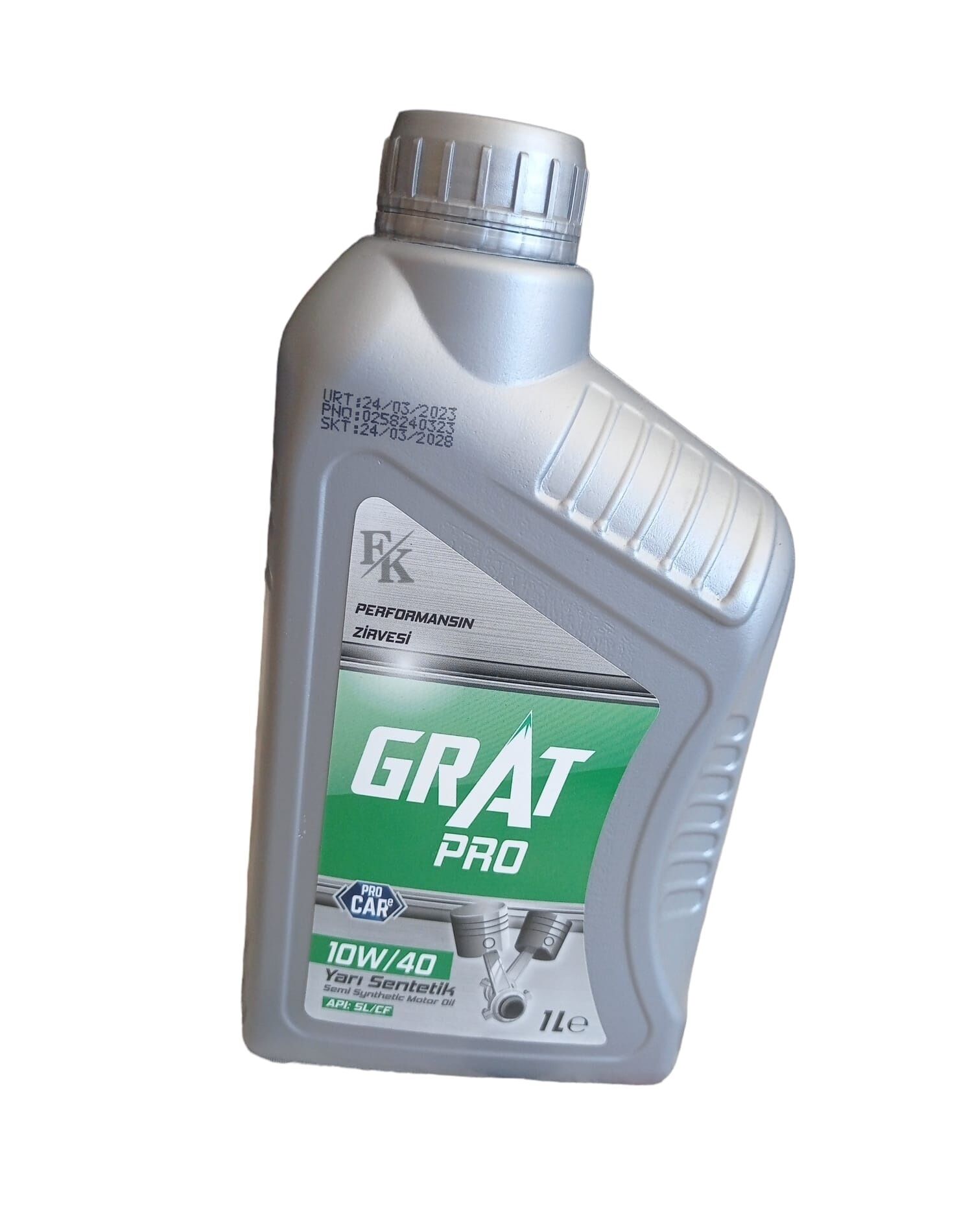 Grat Pro 10W-40 Motor Yağı Yarı Sentetik 1LT API SL/CF