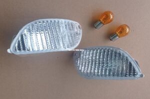 Ford Focus Mk1 Ön Tampon Sinyali Beyaz (Şeffaf) Sol-Sağ Takım 1998-2001