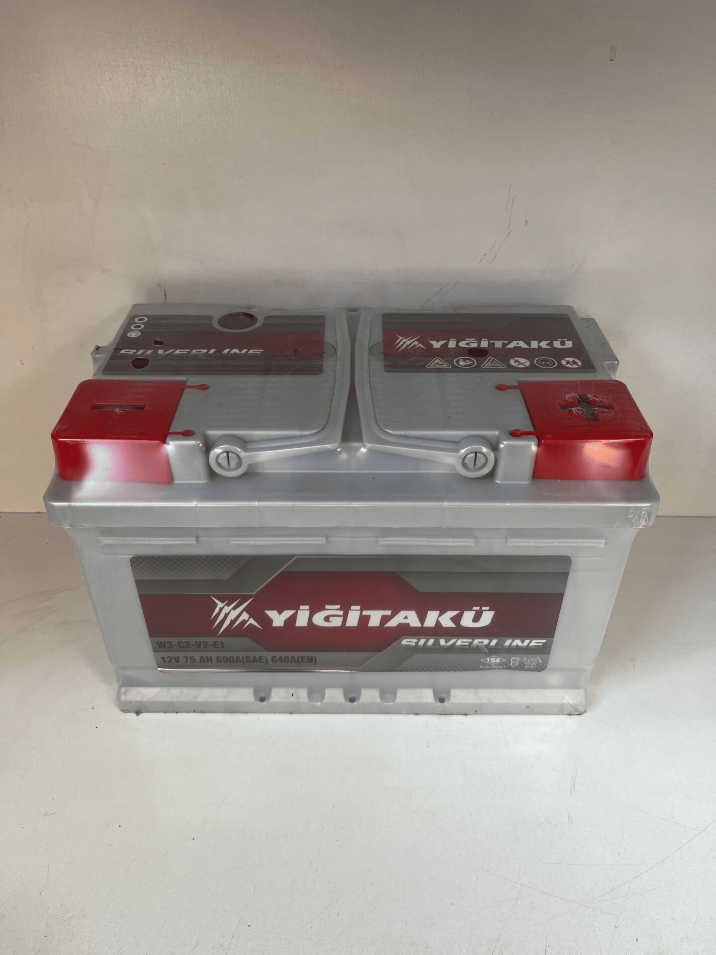 Yiğit Silverline Akü 75 Amper 12V 640A (EN) 2 Yıl Garantili