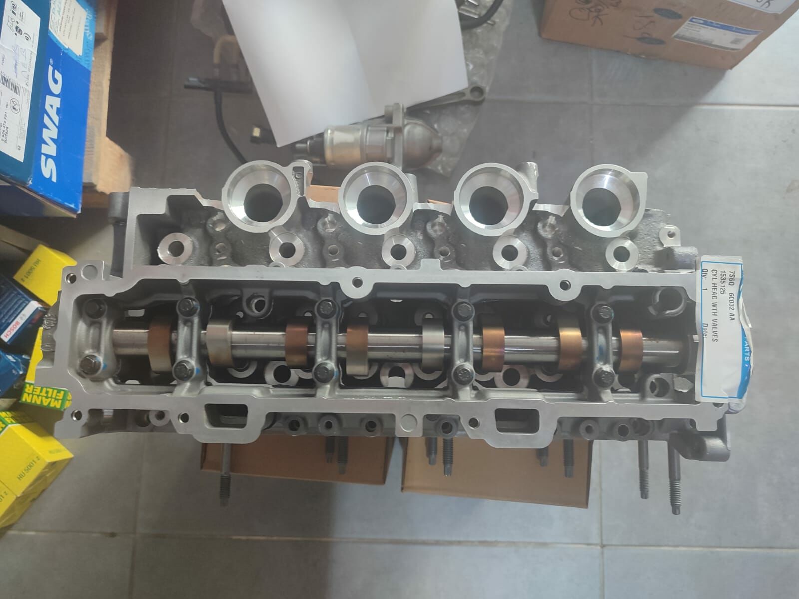 Ford Fiesta Silindir Kapağı Full Dolu 1.4 Dizel Euro 4 Fomoco Sıfır