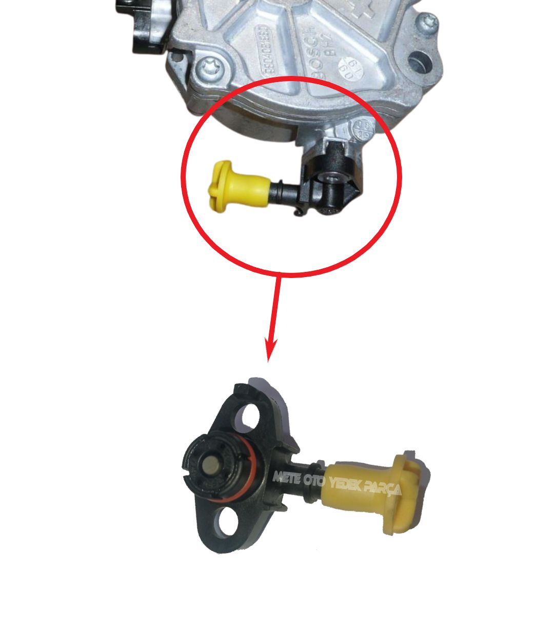 Ford Focus Courier Fiesta Fren Vakum Pompa Piposu