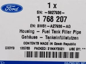 Ford Focus Yakıt Depo İç Braket Yuvası  Hatchback ORİJİNAL 2011--2014