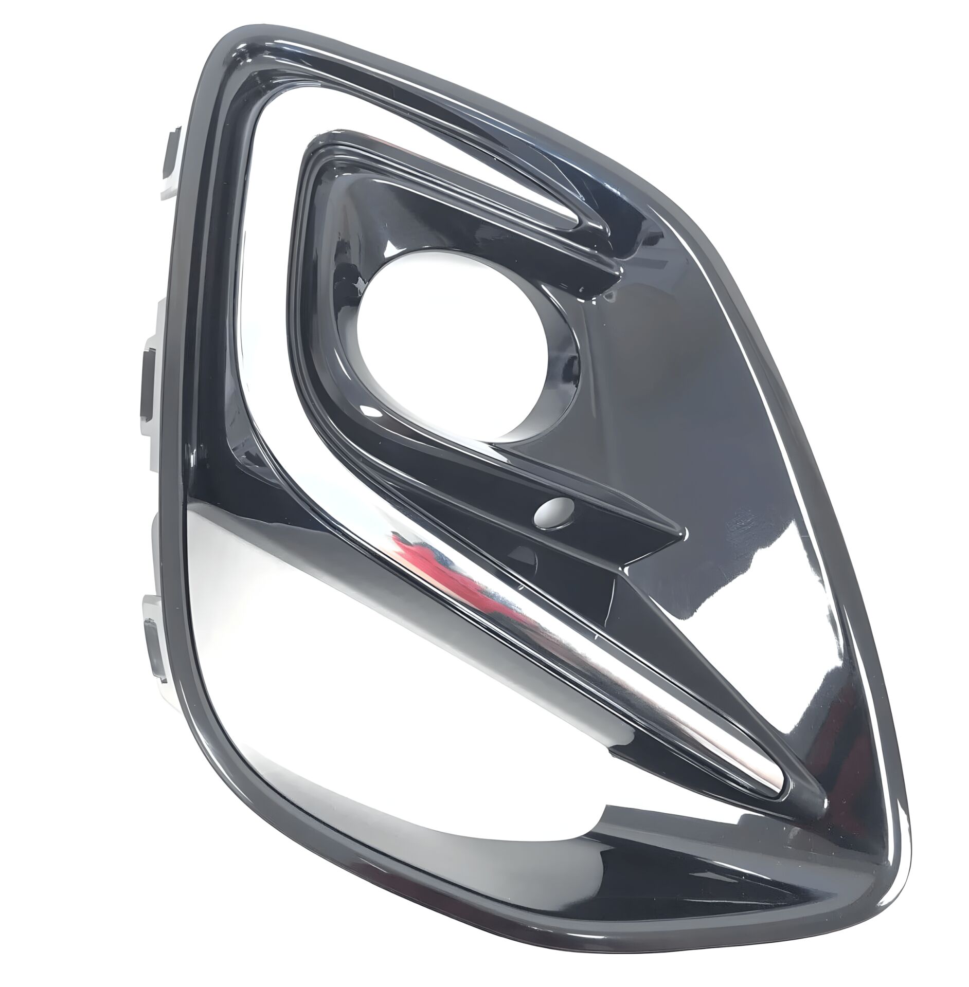 Ford Puma Sis Far Çerçeve Plastiği Piano Black / Krom Sağ Yolcu Tarafı 2019-