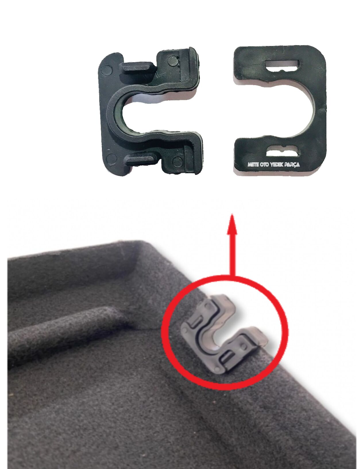 Fiesta Focus C-max Courier Bagaj Pandizot Klipsi - (Şapkalık) 1 Adet Tek 8A6146698AA