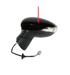 Ford Fiesta Dış Dikiz Ayna Kapağı Sol 2008-2016 Sinyalli Tip [Boyanacak]
