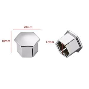 Peugeot Citroen Bijon Kapağı Krom Çelik Jant 20 Adet (17mm)