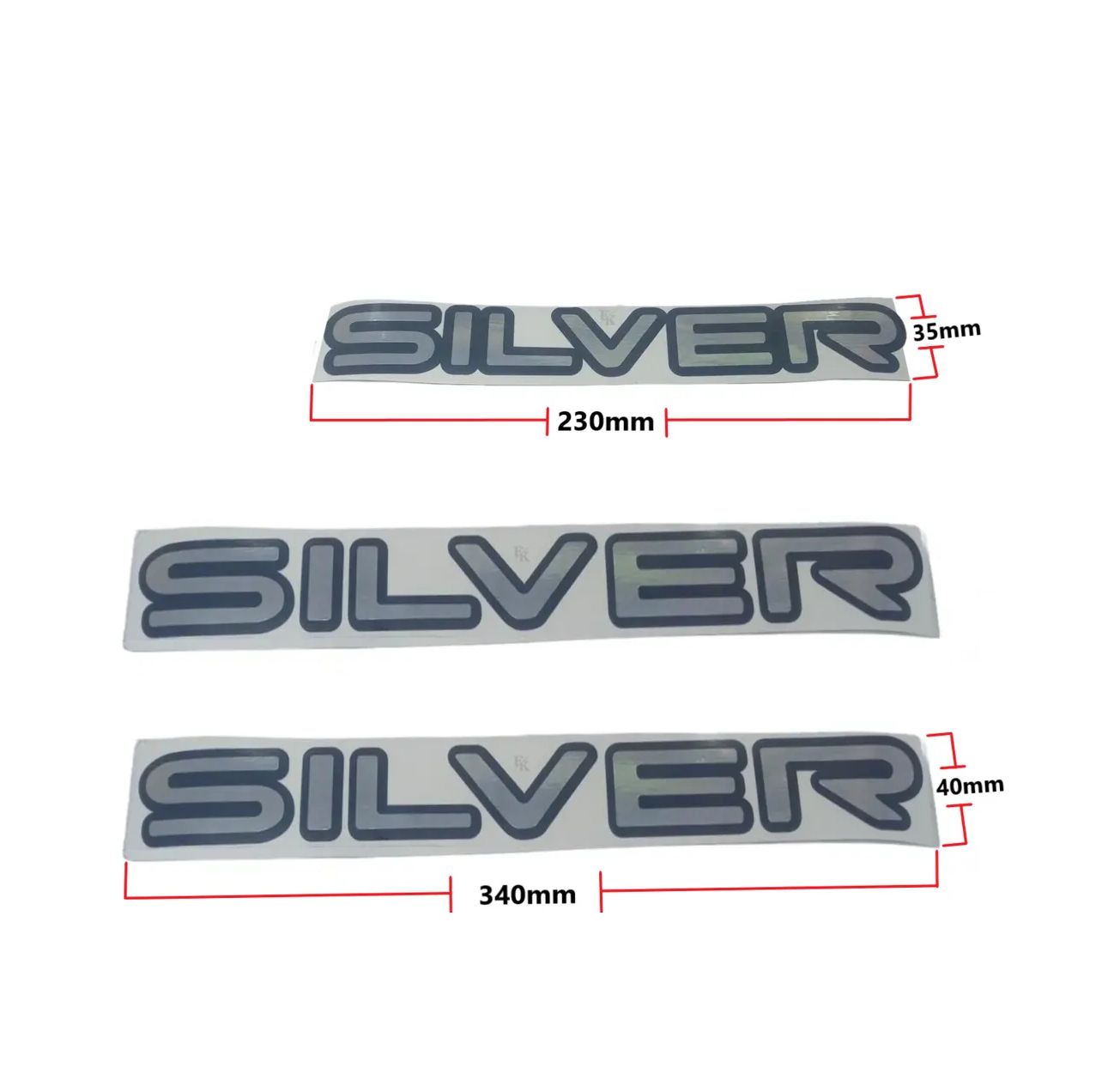 Ford Connect Silver Yazı Etiket Çıkartması Bagaj Ve Kapılar 3 Adet