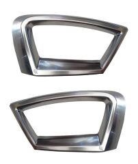 Ford Fiesta Mk7 Sport St Model Ön Panjur Krom Çerçevesi Takım Sağ Sol 2008-2013