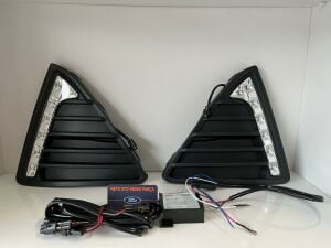 Ford Focus 3 Gündüz Led Farı Sağ Sol Takım Mat Siyah 2011-2014