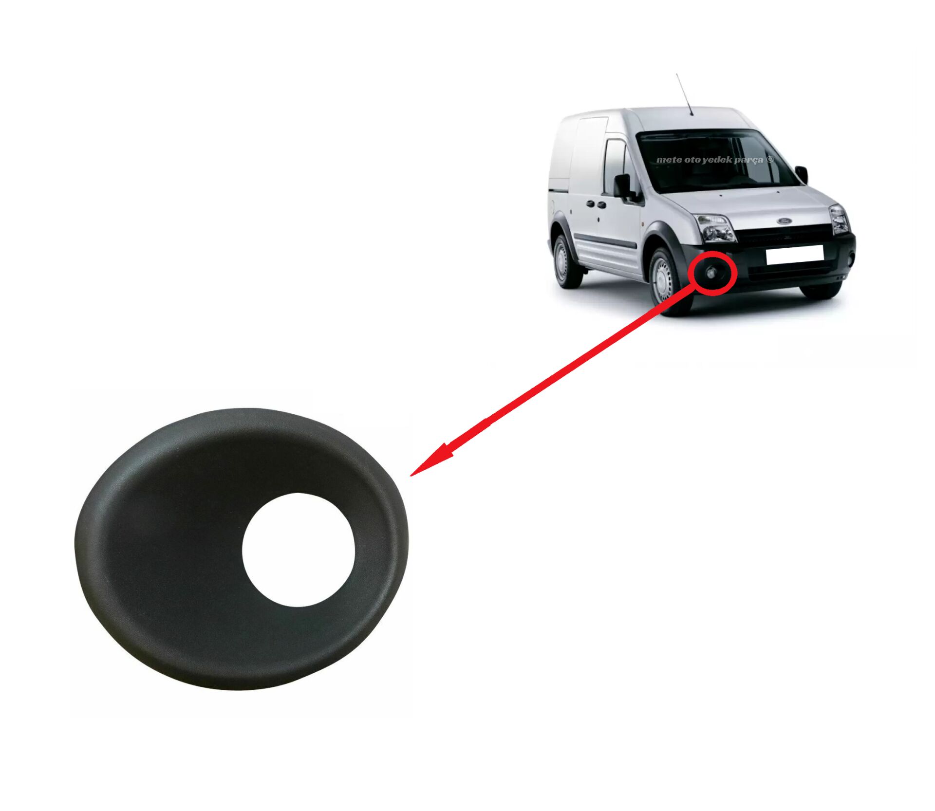 Ford Connect Sis Far Çerçevesi Küçük Delikli Sağ 2005--2006