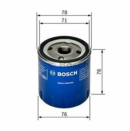Ford Mondeo Benzinli Yağ Filtresi Bosch 2001-2018 026407078