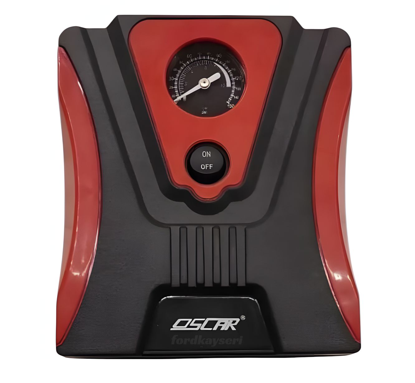 Oscar Lastik Şişirme Hava Kompresörü Analog Basınç Göstergeli 12V Çakmaklık 150 Psi