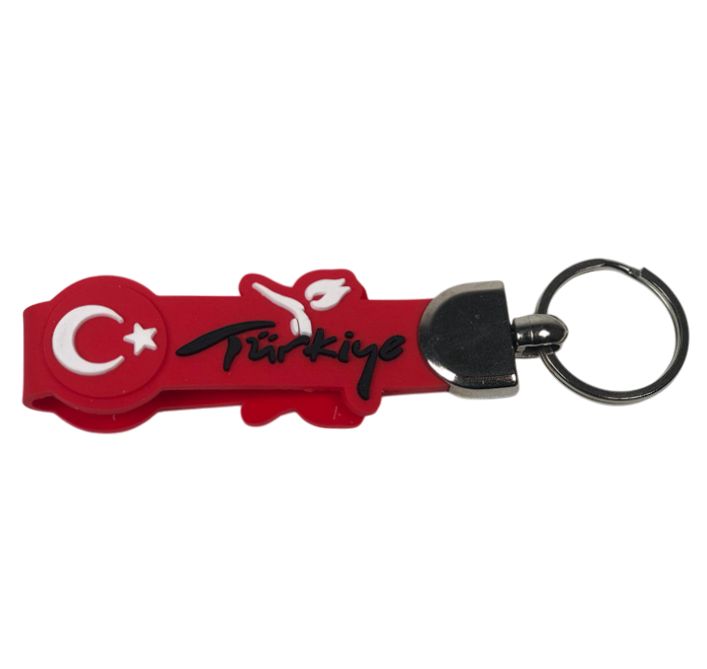 Türkiye Yazılı Anahtarlık Silikon 1 Adet