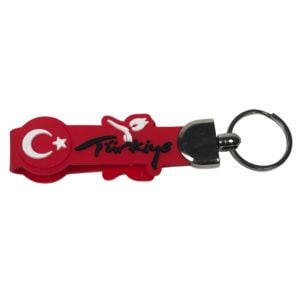 Türkiye Yazılı Anahtarlık Silikon 1 Adet
