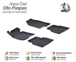 Ford Focus 3D Havuzlu Paspas 2011-2018