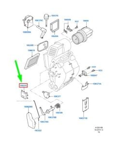 Ford Transit Kalorifer Yön Motoru Klape Flak Beyni (+AC) 95VW19E616AD