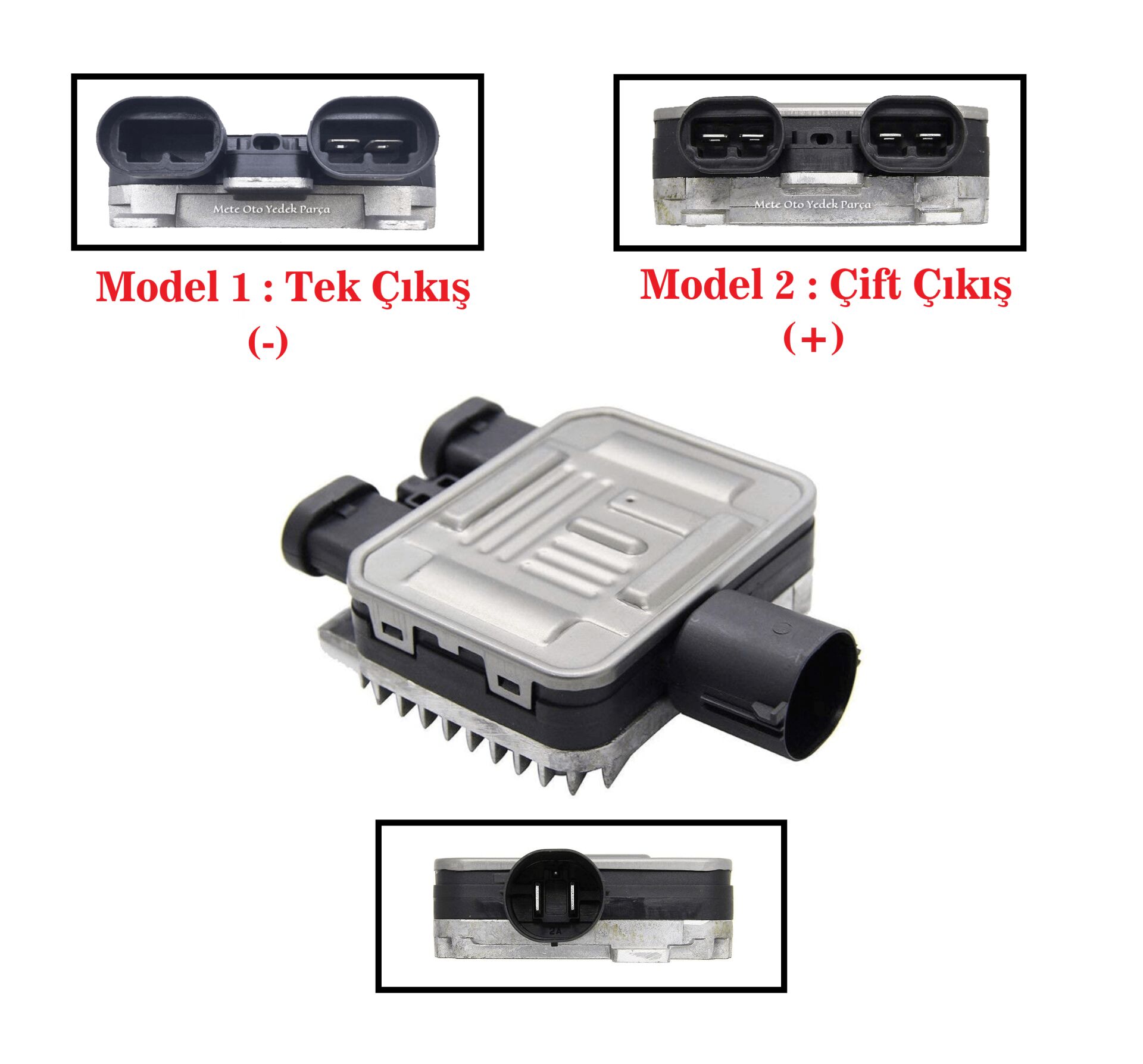 Ford Galaxy Fan Motor Beyni Modülü Tek / Çift 2006--2015 Tek Çıkış
