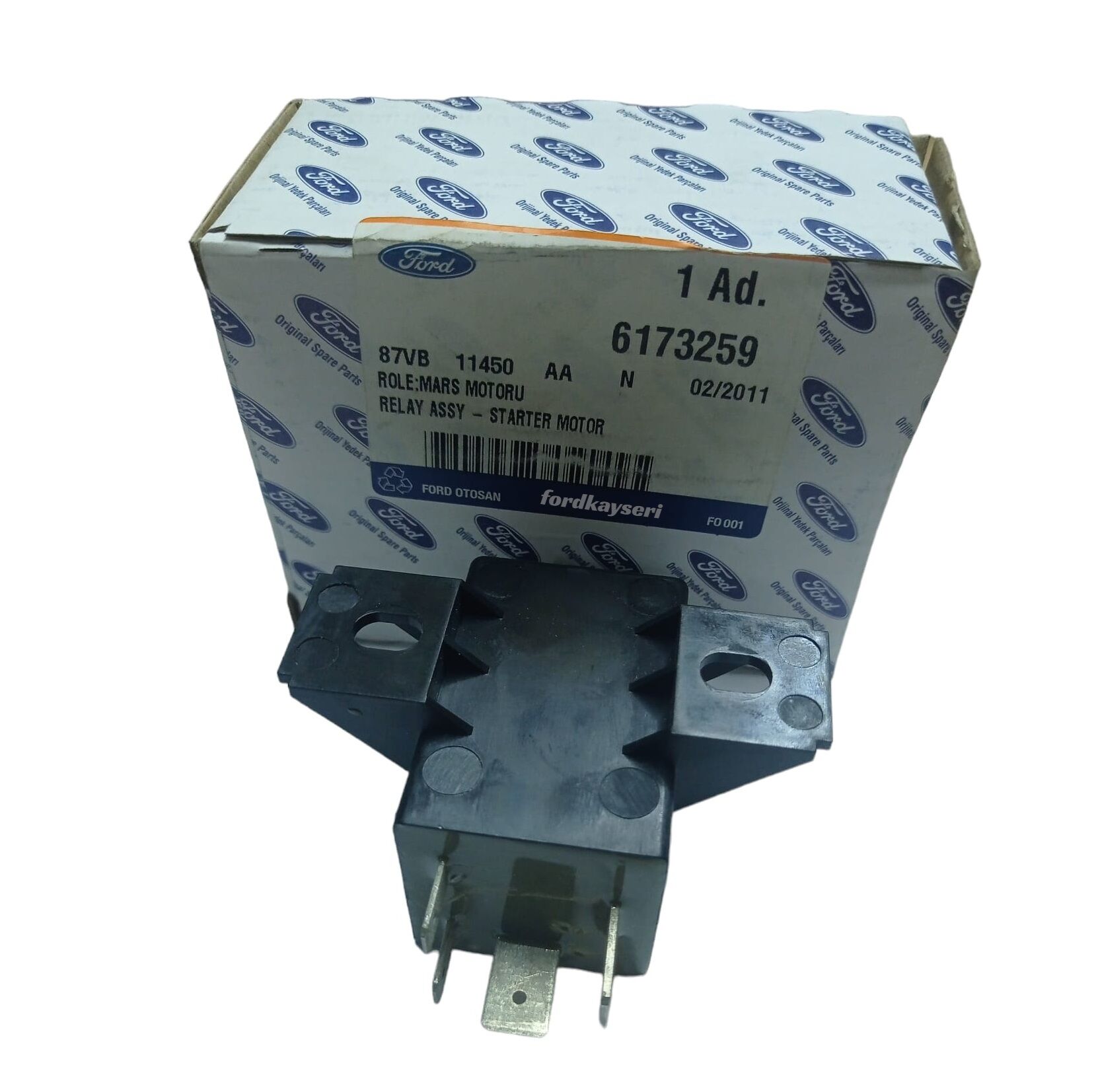 Ford Transit Marş Motor Role Yardımcı Role 12V 4 Pin