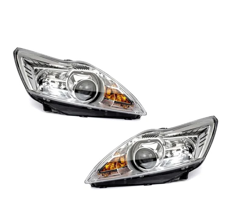 Ford Focus Ön Far Lamba Mercekli Xenon Nikelaj Sağ Sol Takım 2008-2011