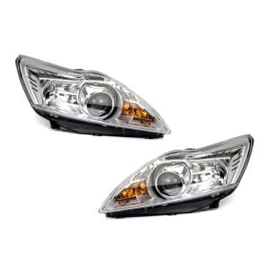 Ford Focus Ön Far Lamba Mercekli Xenon Nikelaj Sağ Sol Takım 2008-2011