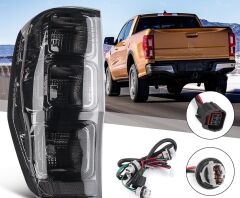 Ford Ranger Smoke Siyah Stop Lambası Sağ-Sol 2012- Sonrası