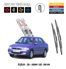 Ford Escort Ön Silecek Süpürge Takımı Demir Sağ-Sol Bosch Eco (1991--2001)