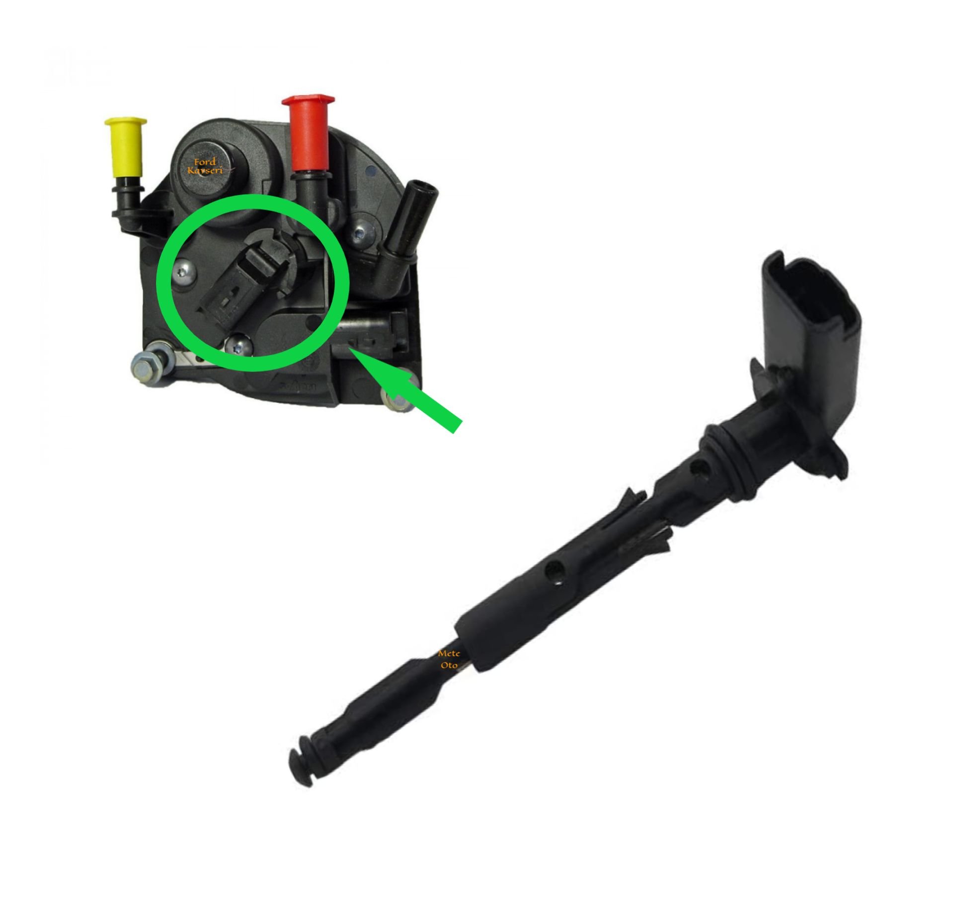Ford Connect Mazot Filtre Sensörü ( Su Müşürü Euro 5 ) 2014--2018 DV6