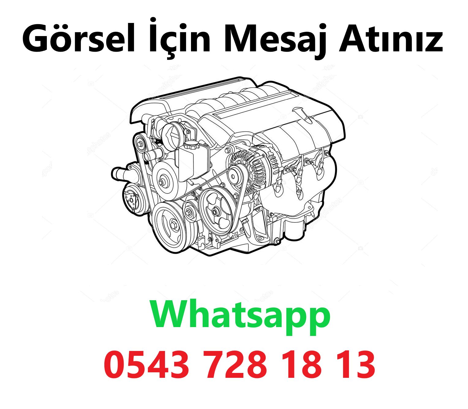 Ford Servis Motoru - Sandık Motor 1.6 Dizel Euro 5 [AV6Q6006BA]